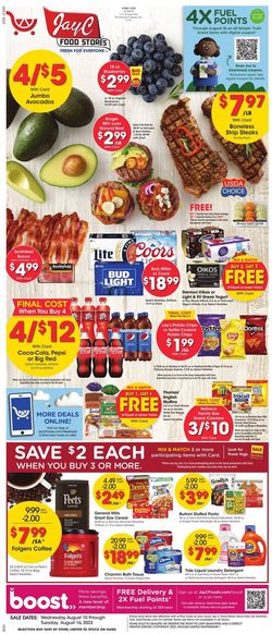 Catalogue Jay C Food Stores from 08/10/2022