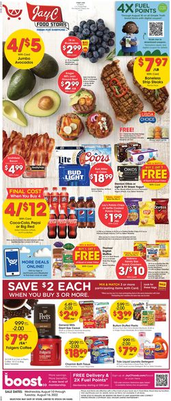 Catalogue Jay C Food Stores from 08/10/2022