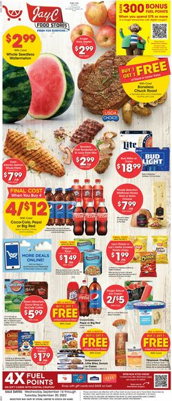 Catalogue Jay C Food Stores from 09/14/2022