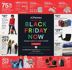 Catalogue JCPenney BLACK FRIDAY WEEK 2021 from 11/19/2021