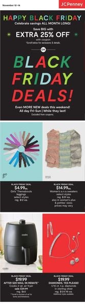 Catalogue JCPenney BLACK FRIDAY 2021 from 11/12/2021