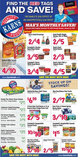 Catalogue Karns Quality Foods from 12/29/2020