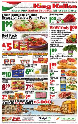 Catalogue King Kullen from 09/29/2023