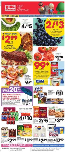 Catalogue King Soopers from 04/15/2020