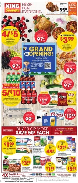 Catalogue King Soopers from 11/11/2020