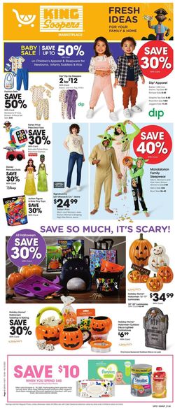 Catalogue King Soopers Halloween 2021 from 10/06/2021
