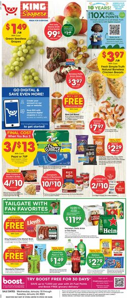 Catalogue King Soopers from 01/18/2023