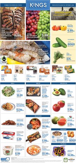 Catalogue Kings Food Markets from 08/28/2020