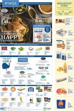 Catalogue Kings Food Markets Thanksgiving 2020 from 11/20/2020