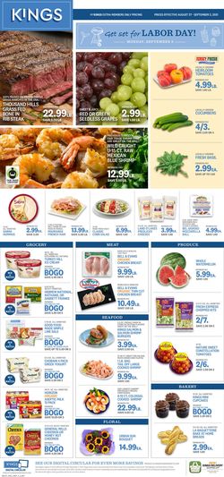 Current weekly ad Kings Food Markets