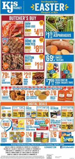 Current weekly ad KJ´s Market