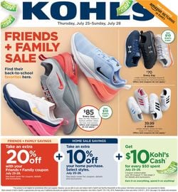 Catalogue Kohl's from 07/25/2019