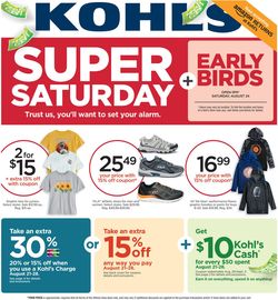 Catalogue Kohl's from 08/24/2019