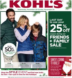 Catalogue Kohl's - Holiday Ad 2019 from 11/20/2019