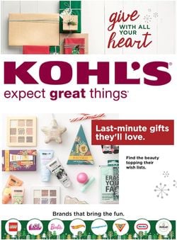 Catalogue Kohl's Christmas Gifts 2020 from 12/21/2020