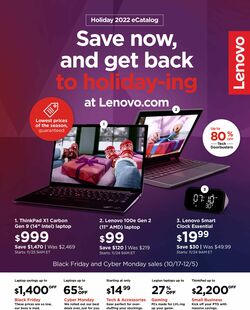 Current weekly ad Lenovo