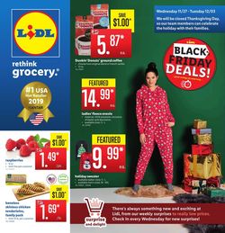 Catalogue Lidl - Black Friday Deals 2019 from 11/27/2019