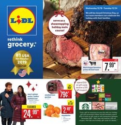 Catalogue Lidl - Christmas Ad 2019 from 12/18/2019