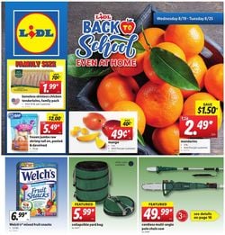 Catalogue Lidl from 08/19/2020