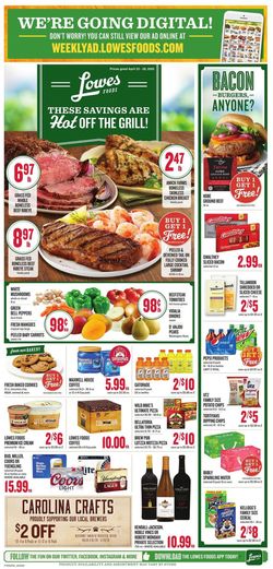 Catalogue Lowes Foods from 04/22/2020