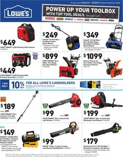 Catalogue Lowe's from 10/24/2019