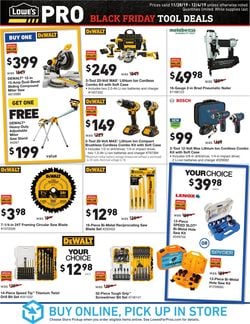 Catalogue Lowe's - Black Friday Ad 2019 from 11/27/2019