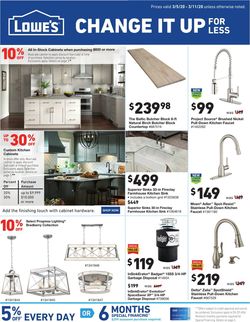 Catalogue Lowe's from 03/05/2020