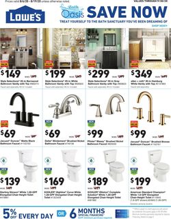 Catalogue Lowe's from 08/06/2020