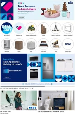 Catalogue Lowe's from 02/09/2021