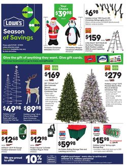Catalogue Lowe's HOLIDAY 2021 from 11/11/2021