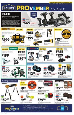 Catalogue Lowe's from 11/18/2021