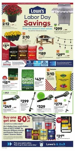 Catalogue Lowe's from 09/01/2022