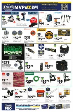 Catalogue Lowe's from 09/12/2022