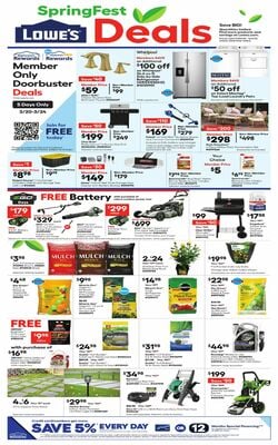 Catalogue Lowe's from 03/20/2025