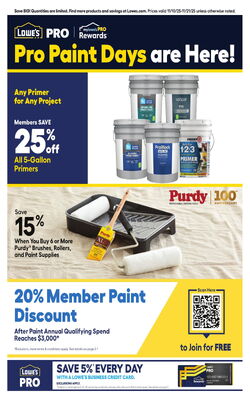 Catalogue Lowe's from 11/10/2025