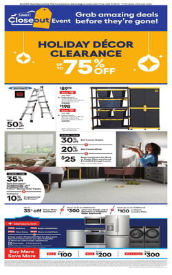 Catalogue Lowe's from 12/25/2025