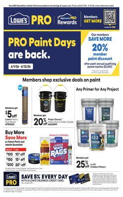Catalogue Lowe's from 06/01/2026