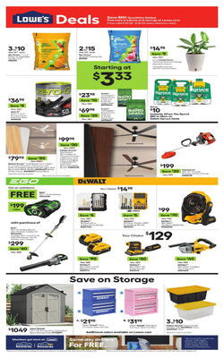 Catalogue Lowe's from 08/20/2026