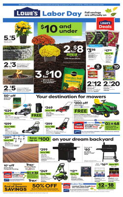 Catalogue Lowe's from 08/27/2026