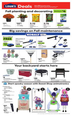 Catalogue Lowe's from 09/10/2026