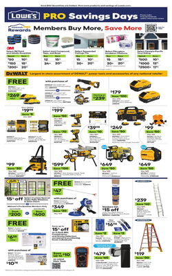 Catalogue Lowe's from 09/14/2026