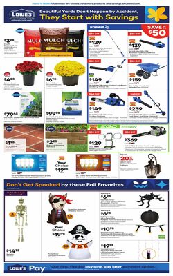 Catalogue Lowe's from 09/07/2023
