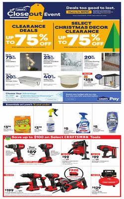 Catalogue Lowe's from 12/28/2023