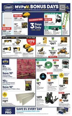 Catalogue Lowe's from 03/18/2024