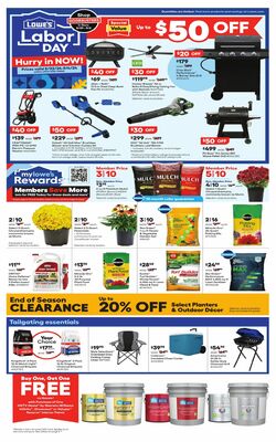 Catalogue Lowe's from 08/22/2024