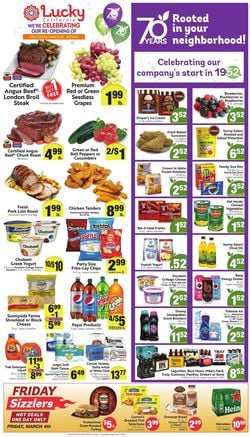 Catalogue Lucky Supermarkets from 03/02/2022