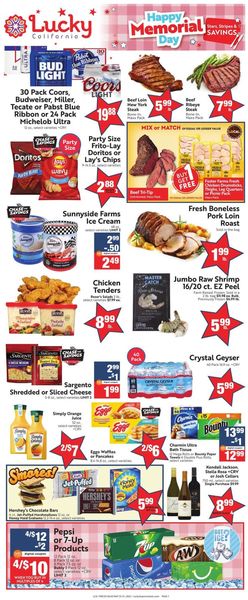 Catalogue Lucky Supermarkets from 05/25/2022