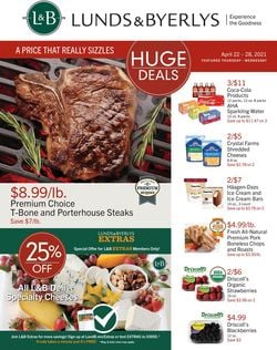 Catalogue Lunds & Byerlys from 04/22/2021