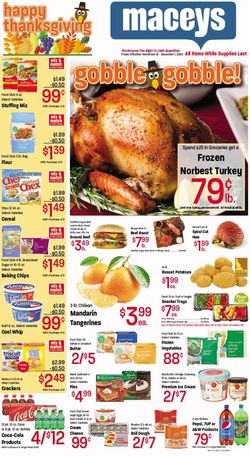 Catalogue MaceysThanksgiving ad 2020 from 11/18/2020