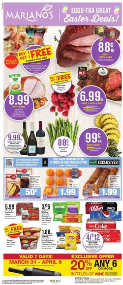 Catalogue Mariano’s Easter 2021 ad from 03/31/2021